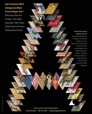 San Francisco Antiquarian Book Print &amp; Paper Fair 2018