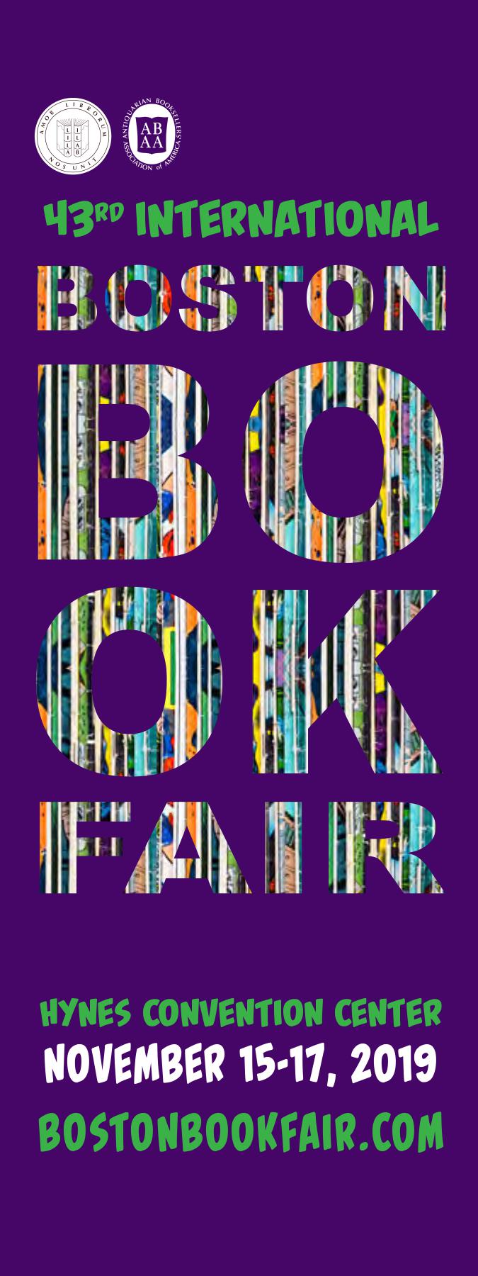 Boston International Antiquarian Book Fair 2019