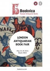 Olympia International Antiquarian Book Fair 2016