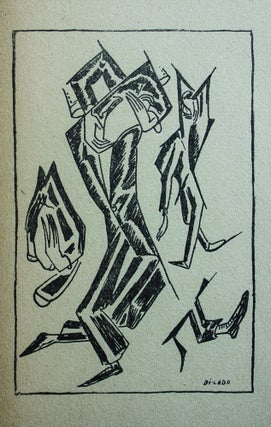 [PICASSO SKETCH] Karabkaetsa akrobat. Portret avtora raboty Pablo Pikaso [i.e. Climbing Acrobat. Author’s Portrait by Pablo Picasso].
