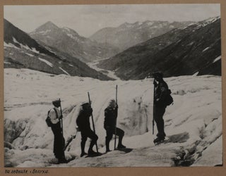 [ASIA - ALTAI MOUNTAINS] [Album with Ninety Original Gelatin Silver Photographs from Two Soviet Tourist Trips to Lake Teletskoye and Mount Belukha in the Altai Mountains, Organized by the Society of Proletarian Tourism and Excursions]
