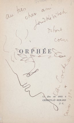 Item #1345 [JEAN COCTEAU’S AUTOGRAPH] Orphée: film [i.e. Orpheus: Film]. J. Cocteau