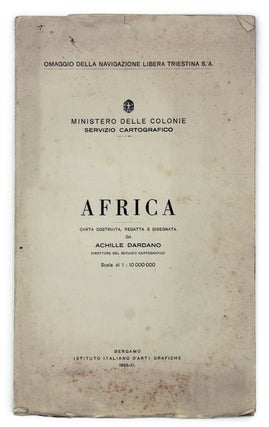 Item #1550 [A MAP OF EUROPEAN COLONIZATION OF AFRICA, SHOWING THE NEWLY-OPENED TRANSPORTATION...