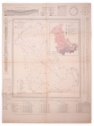 Item #1744 [GEOLOGY OF MOSCOW REGION] Starostin, I., Solodkov, I. Moskovskaia oblast’. Karta...