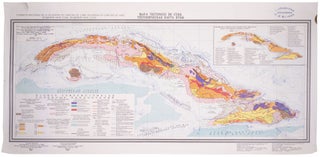 Item #1749 [SOVIET-CUBAN RELATIONS] Mapa Tectonico de Cuba = Tektonicheskaia karta Kuby [i.e....