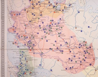 [SOVIET POWER PLANTS] [Map of electrification of the USSR]