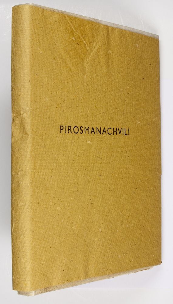 Item #20 [PICASSO AND ILIAZD COLLABORATION] Pirosmanachvili 1914. Pablo Picasso Pointe Seche. Iliazd, Ilya Zdanevich.
