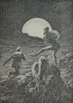 [MOON LANDING IN 1893] Na lune. Fantasticheskaya povest’ [i.e. On the Moon. Fantastic Tale] / with original drawings by Gofman