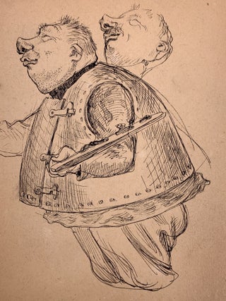 [KUKRYNIKSY] Working sketchbook of Nikolai Sokolov