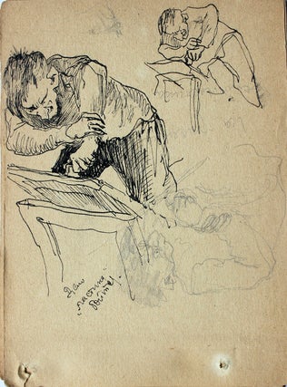 [KUKRYNIKSY] Working sketchbook of Nikolai Sokolov
