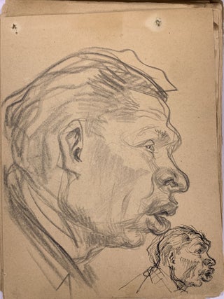 [KUKRYNIKSY] Working sketchbook of Nikolai Sokolov