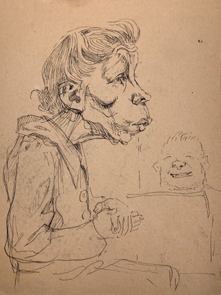 [KUKRYNIKSY] Working sketchbook of Nikolai Sokolov
