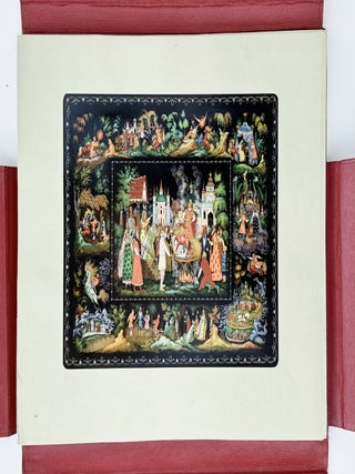 [GOLD MEDAL OF LEIPZIG BOOK ART EXHIBIT] Iskusstvo sovetskogo Palekha [i.e. Art of Soviet Palekh] / designed by Yu. B. Vasilyeva