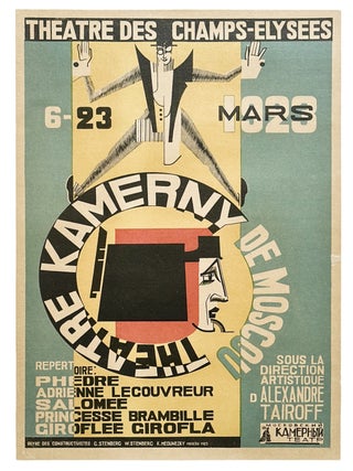 Item #2831 [STENBERG BROTHERS] Theatre Kamerny de Moscou. Th&eacute;&acirc;tre des Champs-&Eacute;lys&eacute;es [Moscow...