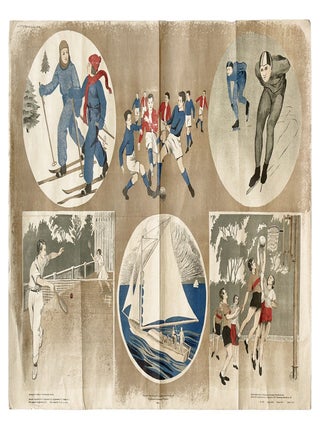 Item #2833 [SPORTS] Poster advertising sports, available in Soviet schools