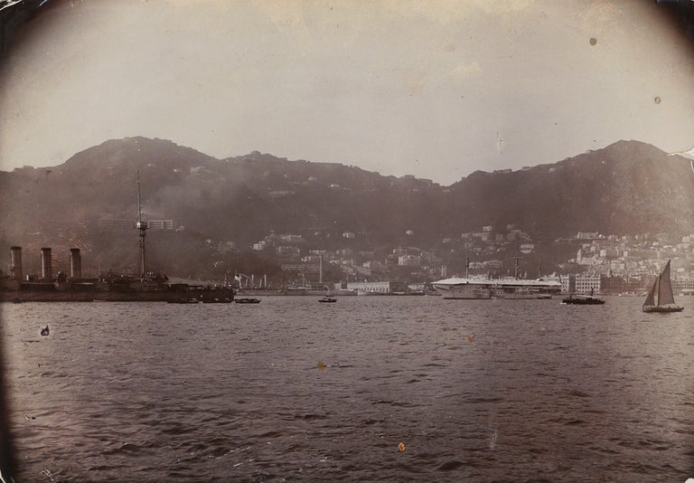 Item #543 [CHINA, SINGAPORE, PORT ARTHUR AND THE CAPTURE OF NANJING] [Album with 86 Original Gelatin Silver Photographs, Apparently Taken by a Naval Officer while Serving on S.M.S. “Scharnhorst,” the Flagship of the German East-Asia Squadron in 1909-1914, with the Views of Tsingtao/Quigdao, Hong Kong, Amoy/Xiamen, German Colonies in Samoa and New Guinea, Batavia, Singapore, Port Arthur, German Naval Ships and Commanders, and Scenes from the Second Chinese Revolution and the Capture of Nanjing in September 1913]