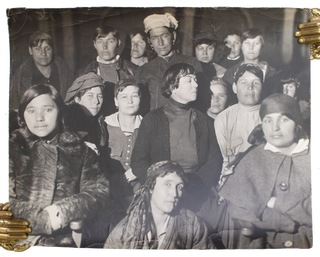 Item #658 [RUSSIAN FEMINISTS] Original photograph of Alexandra Kollontai and female delegates at...